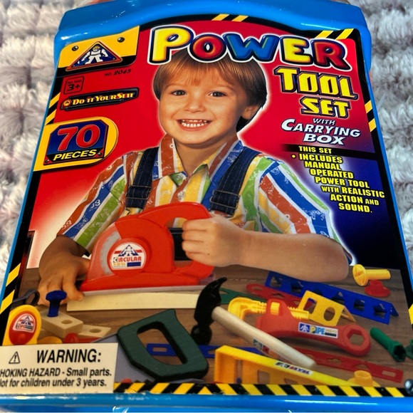 Power Toy set for kidss with carrying Box 70 pieces - Picture 2 of 4